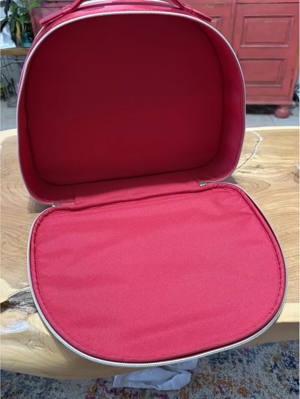 Estee Lauder  Makeup Train Case Bag Double Zipper with Handle~ New